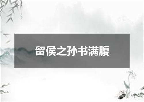 留侯之孙书满腹