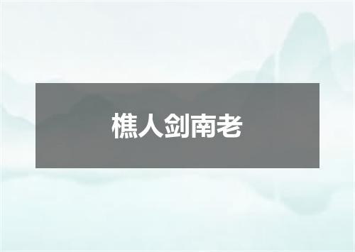 樵人剑南老