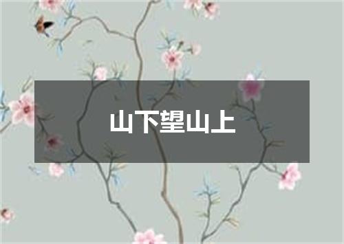 山下望山上