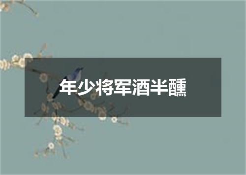 年少将军酒半醺