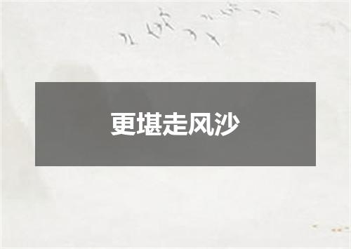 更堪走风沙