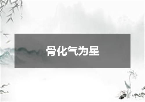 骨化气为星