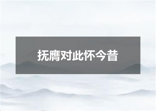 抚膺对此怀今昔