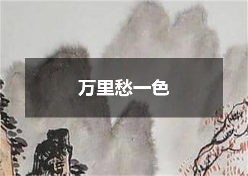 万里愁一色