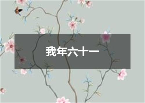 我年六十一