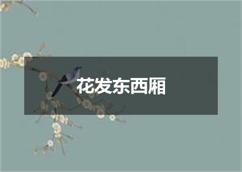 花发东西厢
