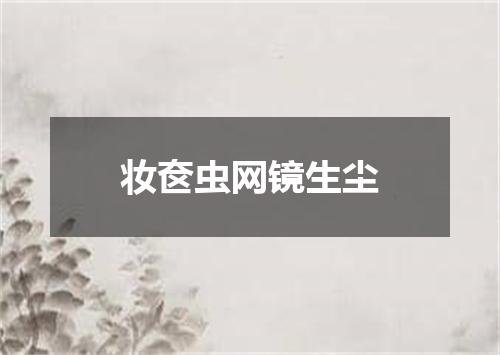 妆奁虫网镜生尘