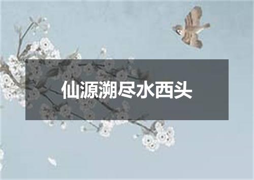 仙源溯尽水西头