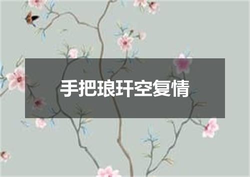 手把琅玕空复情