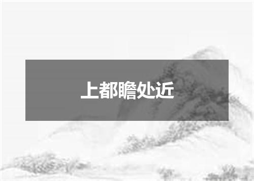 上都瞻处近