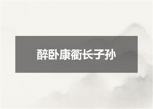 醉卧康衢长子孙