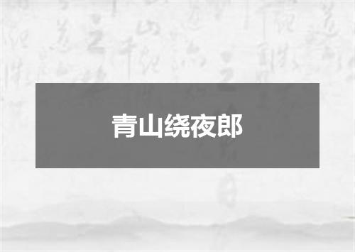 青山绕夜郎