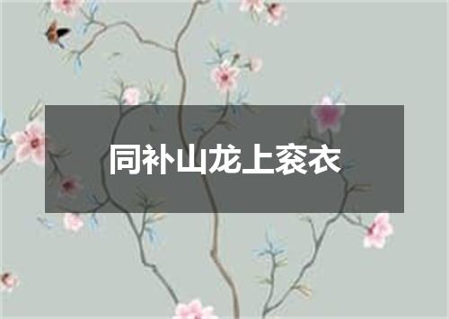 同补山龙上衮衣