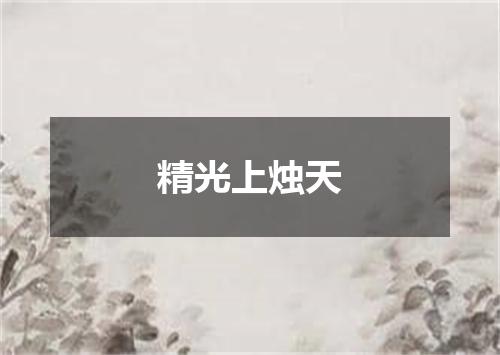 精光上烛天