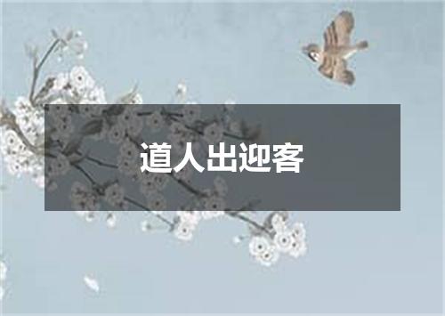 道人出迎客