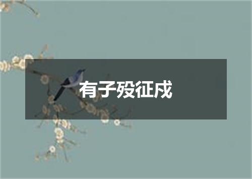 有子殁征戍
