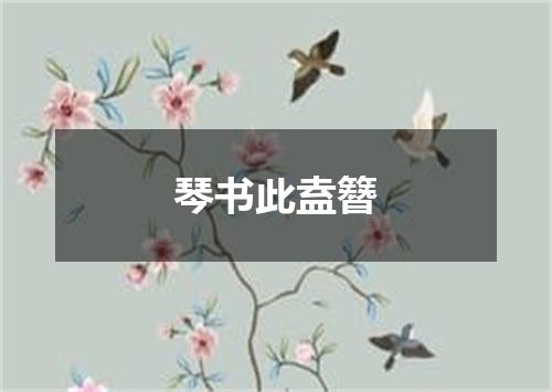 琴书此盍簪