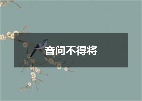 音问不得将