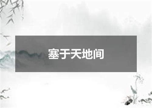 塞于天地间