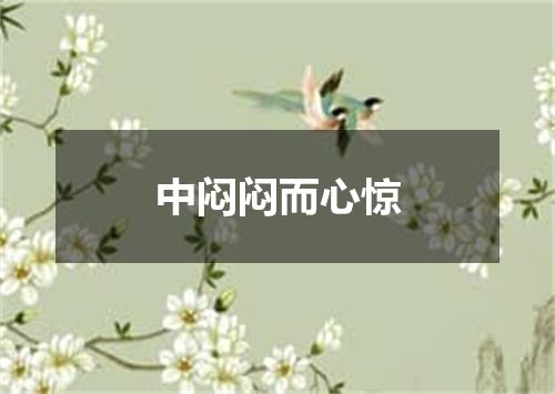 中闷闷而心惊
