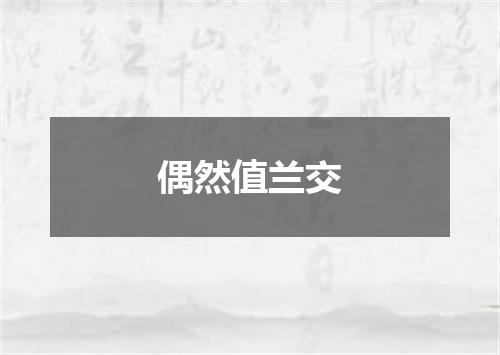 偶然值兰交