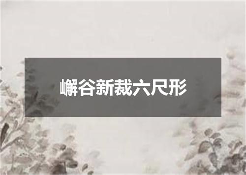 嶰谷新裁六尺形