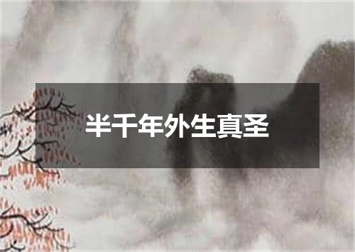 半千年外生真圣