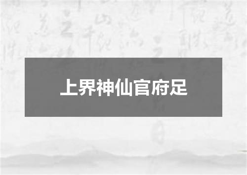 上界神仙官府足