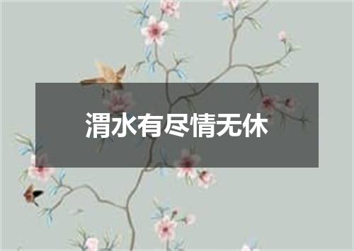 渭水有尽情无休