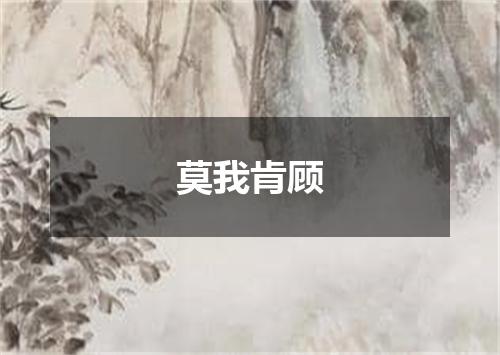莫我肯顾