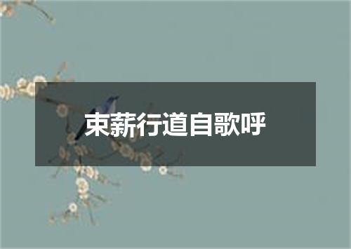 束薪行道自歌呼