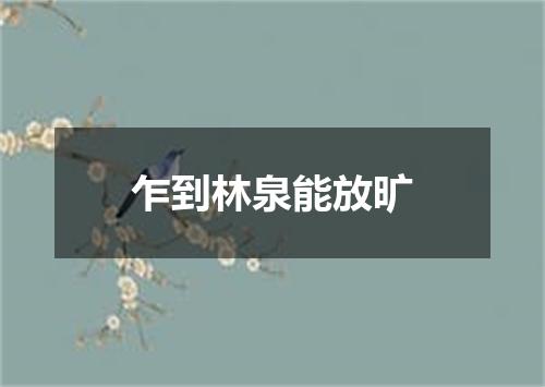 乍到林泉能放旷