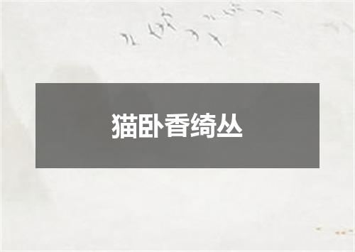 猫卧香绮丛