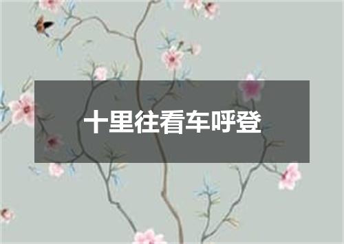 十里往看车呼登