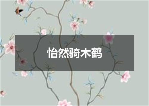 怡然骑木鹤