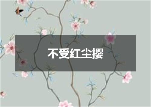 不受红尘撄