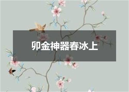 卯金神器春冰上