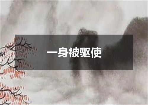 一身被驱使