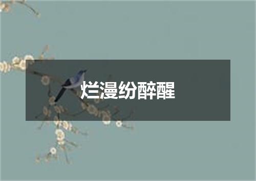 烂漫纷醉醒