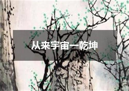 从来宇宙一乾坤