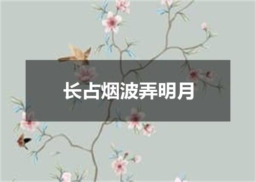 长占烟波弄明月