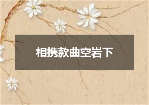 相携款曲空岩下