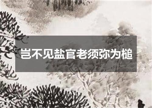 岂不见盐官老须弥为槌