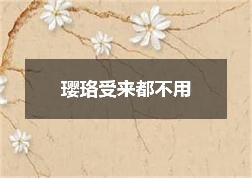 璎珞受来都不用