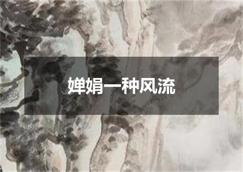婵娟一种风流