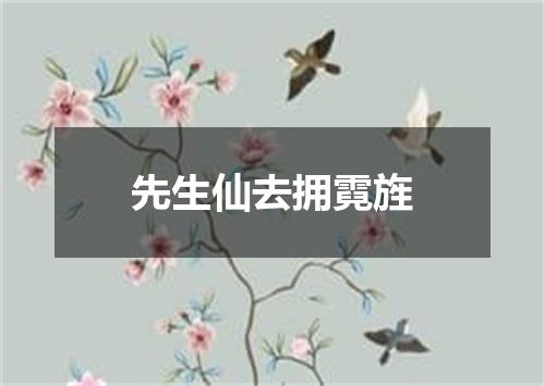 先生仙去拥霓旌