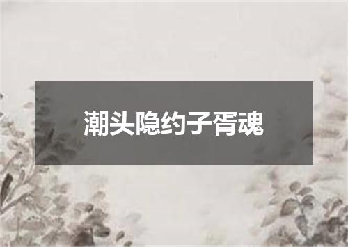潮头隐约子胥魂