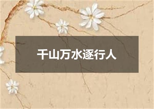 千山万水逐行人