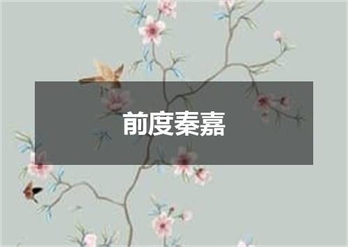 前度秦嘉