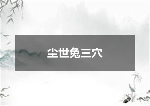 尘世兔三穴